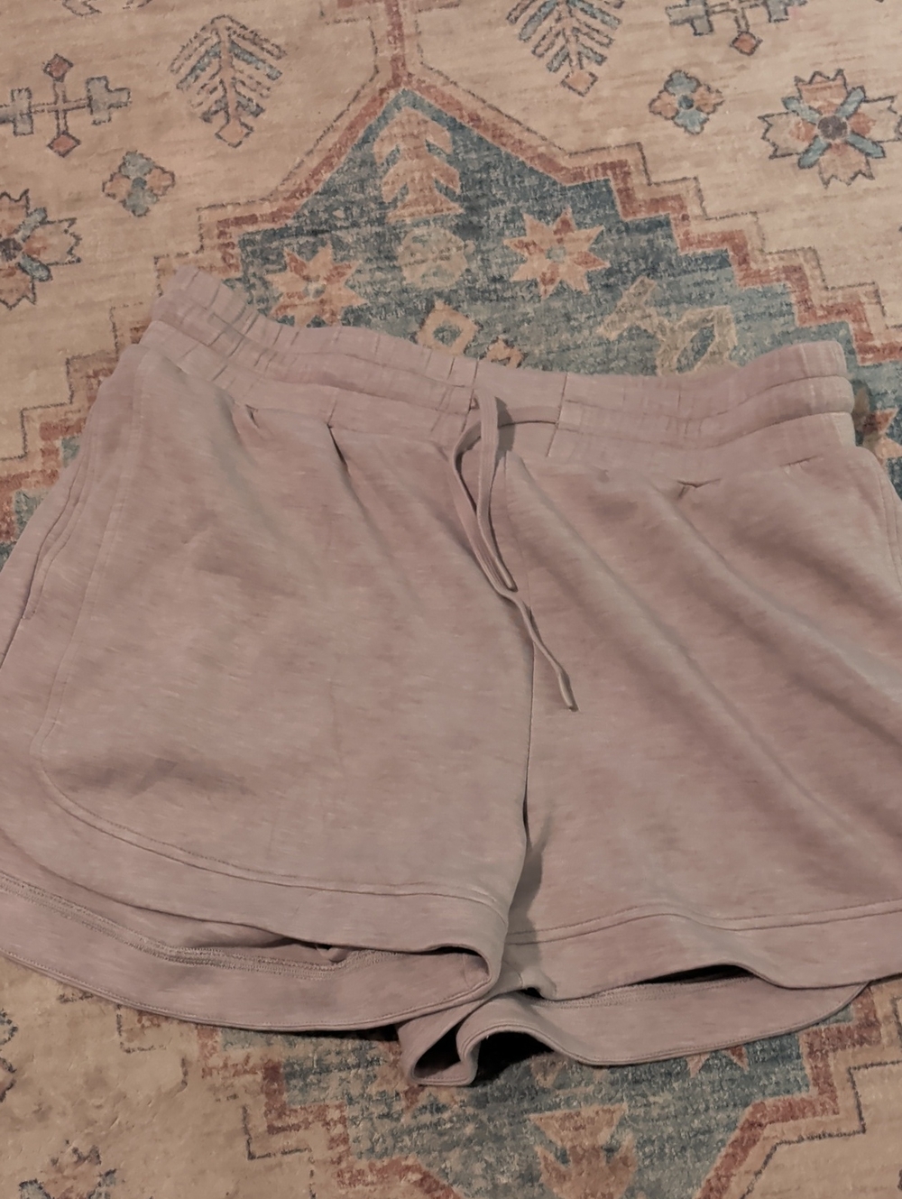 Varley Women's Taupe Athletic Drawstring Shorts